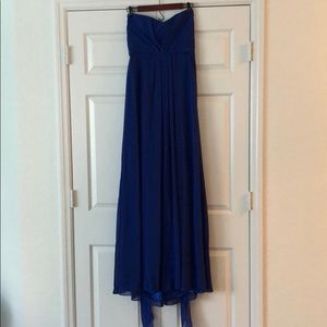 Royal blue formal gown